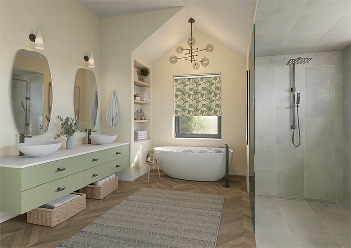 William Morris At Home Acanthus, Nettle - Twist&Fit Roller Blind - Image 7